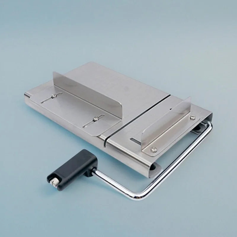 Handmade Soap Cutter Tool with Adjustable Thickness & Scale